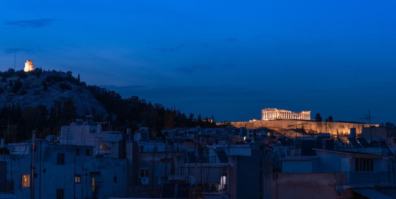 אתונה Topfloor Getaway Balcony&Hot Tub+Acropolis View מראה חיצוני תמונה